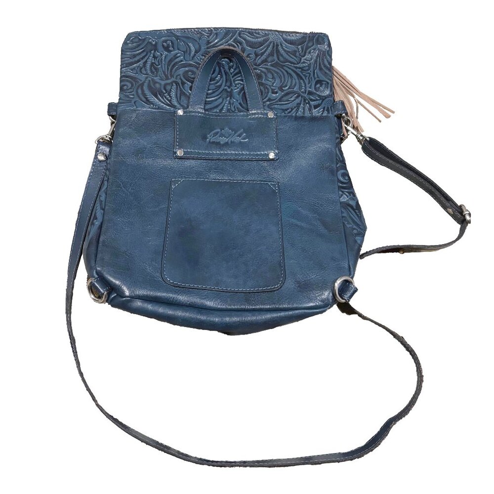 luzille tooled convertible backpack - Picture 3 of 7